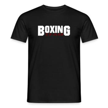 Boxing Team Design - Men's T-Shirt - black - Front - AI Model Male 178 light (178cm)