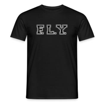 Selbstliebe Motivation FIRST LOVE YOURSELF - Männer T-Shirt - Schwarz - Vorne - AI Model Male 178 light (178cm)