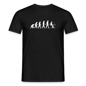 Gamer Evolution - Männer T-Shirt - Schwarz - Vorne - AI Model Male 178 light (178cm)