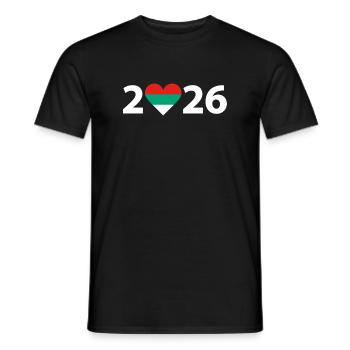 J’aime la Bulgarie 2026, vacances en Bulgarie 2026 - T-shirt homme - noir - Devant - AI Model Male 178 light (178cm)