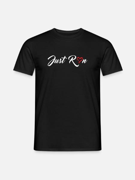 Cours juste - T-shirt homme - noir