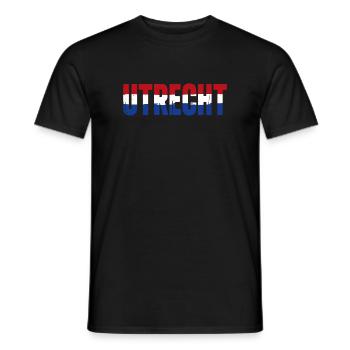 Utrecht Niederlande - Männer T-Shirt - Schwarz - Vorne - AI Model Male 178 light (178cm)