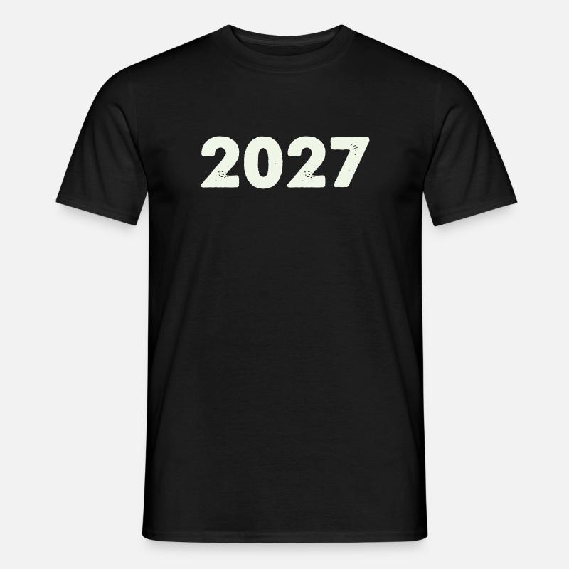2027 - Männer T-Shirt - Schwarz