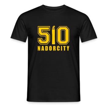 Nadorcity nador ا 50 - Männer T-Shirt - Schwarz - Vorne - AI Model Male 178 light (178cm)