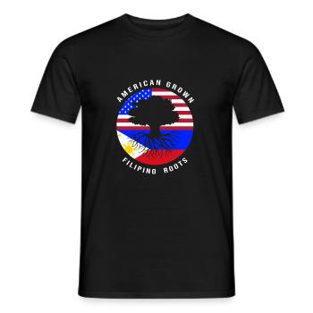 Filipino Philippines - Men's T-Shirt - black - Front - AI Model Male 178 light (178cm)