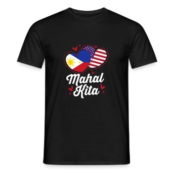 Philippinisch Philippinen - Männer T-Shirt - Schwarz - Vorne - AI Model Male 178 light (178cm)