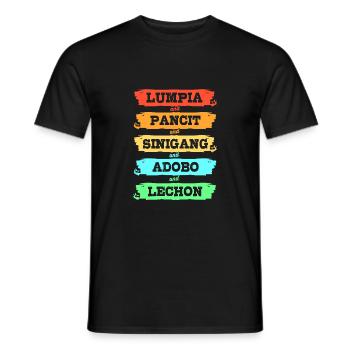Philippinisch Philippinen - Männer T-Shirt - Schwarz - Vorne - AI Model Male 178 light (178cm)