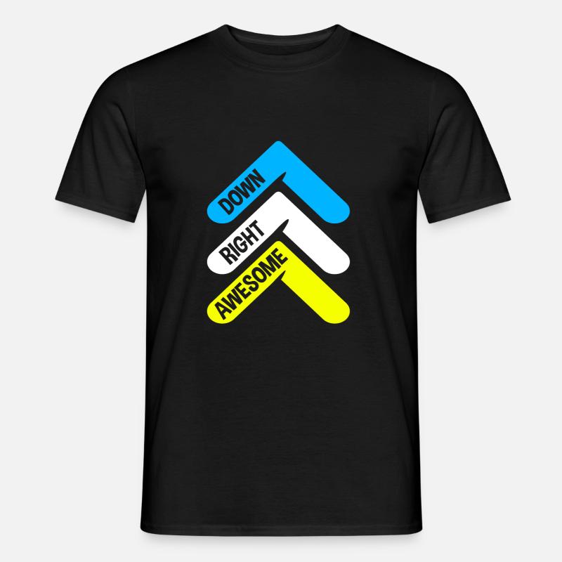 Down Syndrom - Männer T-Shirt - Schwarz