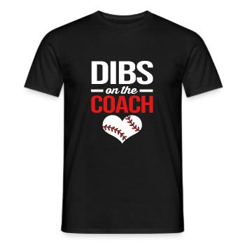 Entraîneur de baseball - T-shirt homme - noir - Devant - AI Model Male 178 light (178cm)
