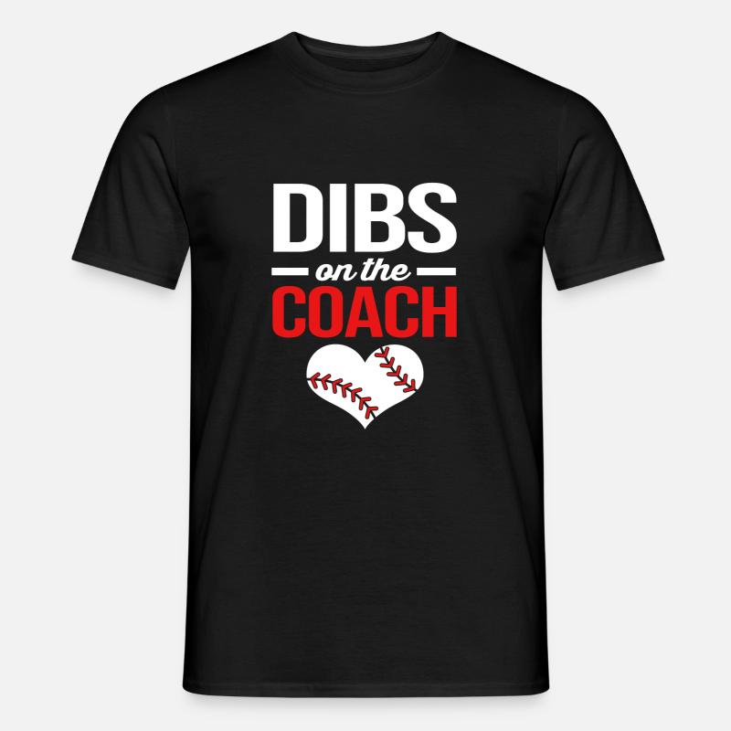 Baseball Coach - Männer T-Shirt - Schwarz