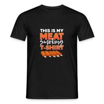 Barbecue - T-shirt homme - noir - Devant - AI Model Male 178 light (178cm)