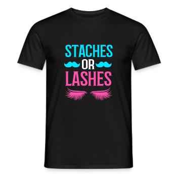Gender Reveal Babyshower - Männer T-Shirt - Schwarz - Vorne - AI Model Male 178 light (178cm)