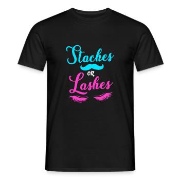 Gender Reveal - Men's T-Shirt - black - Front - AI Model Male 178 light (178cm)