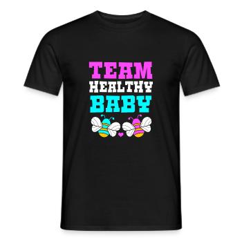 Gender Reveal - Men's T-Shirt - black - Front - AI Model Male 178 light (178cm)
