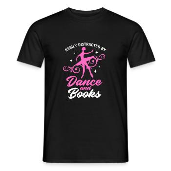 Ballet Ballet Dancer - Men's T-Shirt - black - Front - AI Model Male 178 light (178cm)