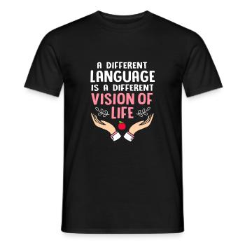 Englischlehrerin Englisch Lehrer - Männer T-Shirt - Schwarz - Vorne - AI Model Male 178 light (178cm)