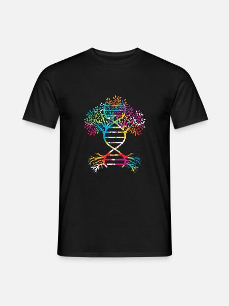 Family tree genealogy - Men's T-Shirt - black