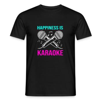Karaoké - T-shirt homme - noir - Devant - AI Model Male 178 light (178cm)
