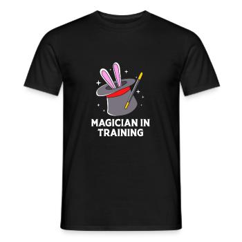 Zauberer Magie Magier - Männer T-Shirt - Schwarz - Vorne - AI Model Male 178 light (178cm)