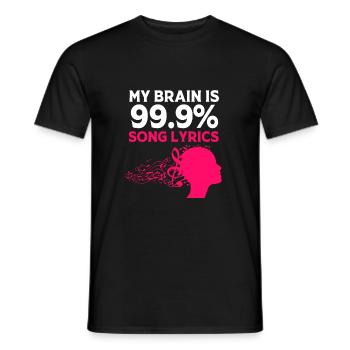 Karaoké - T-shirt homme - noir - Devant - AI Model Male 178 light (178cm)