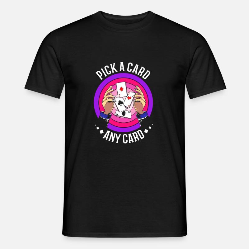 Zauberer - Männer T-Shirt - Schwarz