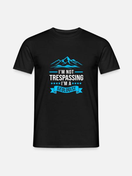 Geologist - Men's T-Shirt - black