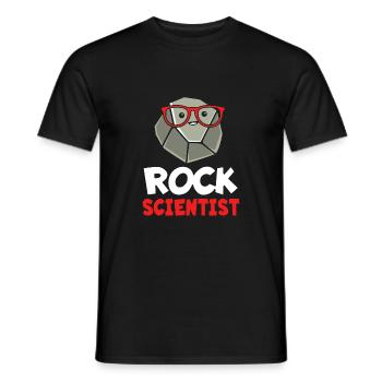 Géologue Géologie - T-shirt homme - noir - Devant - AI Model Male 178 light (178cm)