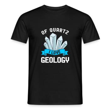 Géologue Géologie - T-shirt homme - noir - Devant - AI Model Male 178 light (178cm)
