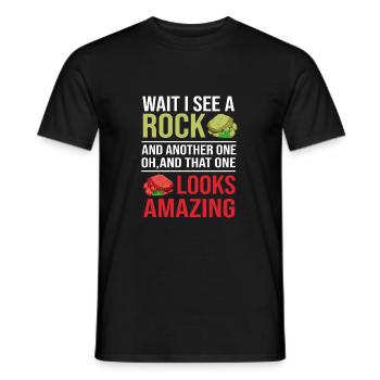 Géologue Géologie - T-shirt homme - noir - Devant - AI Model Male 178 light (178cm)