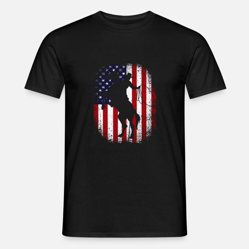 Rodeo - Männer T-Shirt - Schwarz