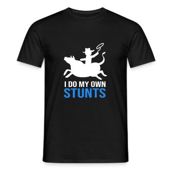 Rodeo - Men's T-Shirt - black - Front - AI Model Male 178 light (178cm)