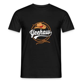 Rodeo - Männer T-Shirt - Schwarz - Vorne - AI Model Male 178 light (178cm)