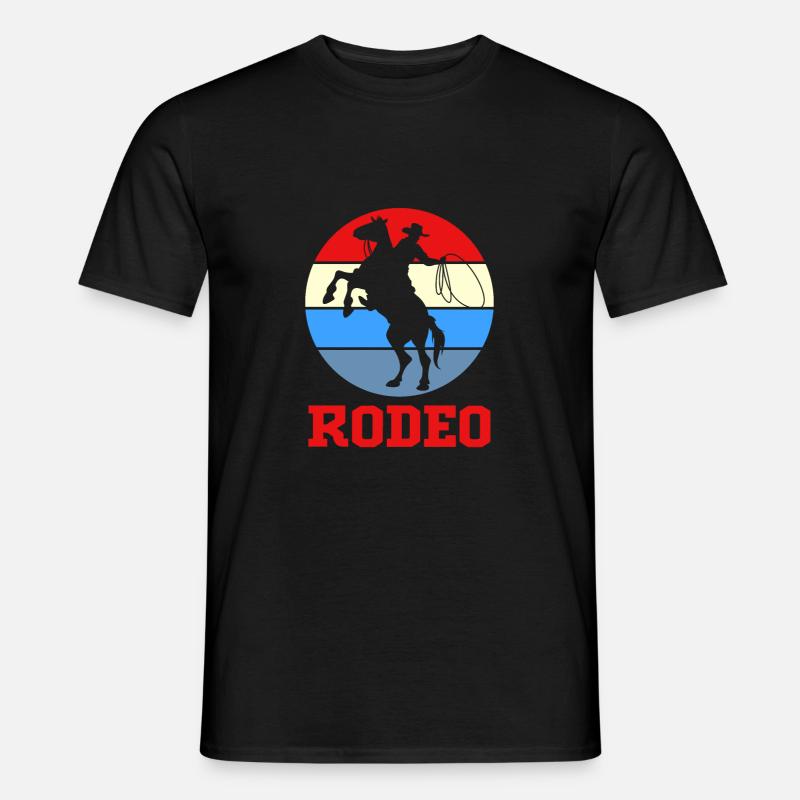 Rodeo - Männer T-Shirt - Schwarz