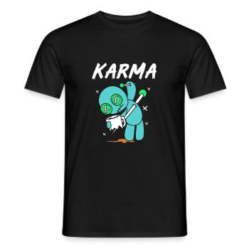 Karma vaudou - T-shirt homme - noir - Devant - AI Model Male 178 light (178cm)