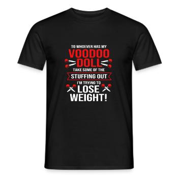 Vaudou - T-shirt homme - noir - Devant - AI Model Male 178 light (178cm)