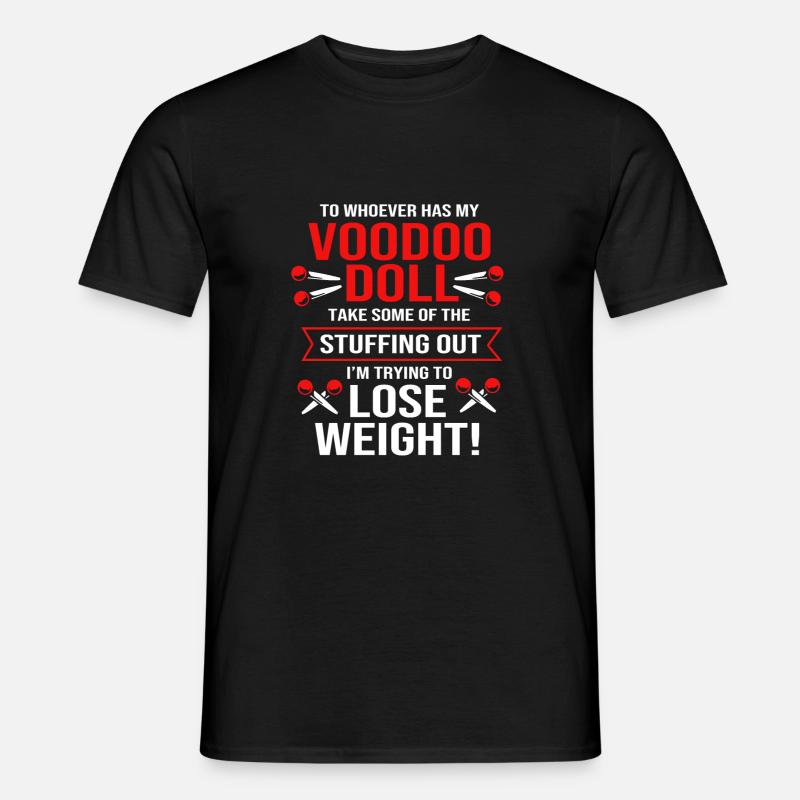 Voodoo - Männer T-Shirt - Schwarz