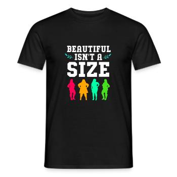 Body Positivity Feminist Feminism Feminist - Men's T-Shirt - black - Front - AI Model Male 178 light (178cm)