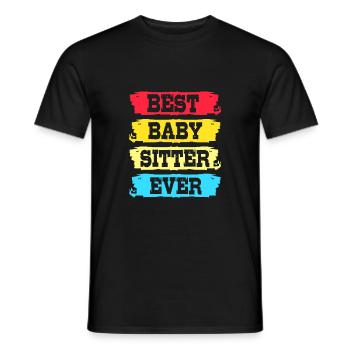 Kindergarten Education Educator Educator - Men's T-Shirt - black - Front - AI Model Male 178 light (178cm)