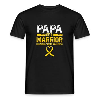 Enfant Cancer Survivant du Cancer - T-shirt homme - noir - Devant - AI Model Male 178 light (178cm)