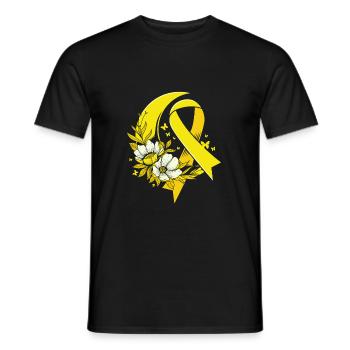 Enfant Cancer Survivant du Cancer - T-shirt homme - noir - Devant - AI Model Male 178 light (178cm)