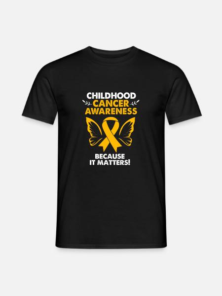 Krebs Kind Krebs-Überlebender - Männer T-Shirt - Schwarz
