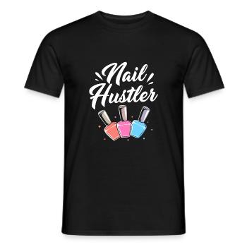 Nageldesignerin Nagel Kosmetik Kosmetikerin - Männer T-Shirt - Schwarz - Vorne - AI Model Male 178 light (178cm)