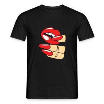 Nageldesignerin Nagel Kosmetik Kosmetikerin - Männer T-Shirt - Schwarz - Vorne - AI Model Male 178 light (178cm)
