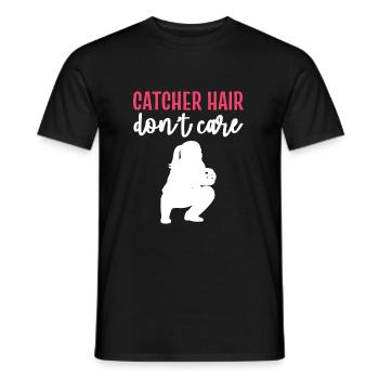 Softball Joueurs de softball - T-shirt homme - noir - Devant - AI Model Male 178 light (178cm)