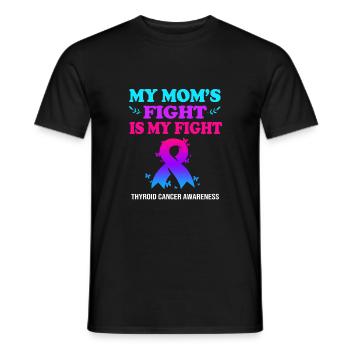 Schilddrüsenkrebs - Männer T-Shirt - Schwarz - Vorne - AI Model Male 178 light (178cm)