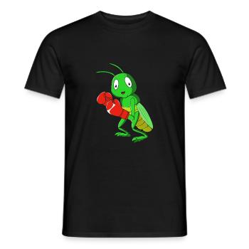 Sauterelle - T-shirt homme - noir - Devant - AI Model Male 178 light (178cm)