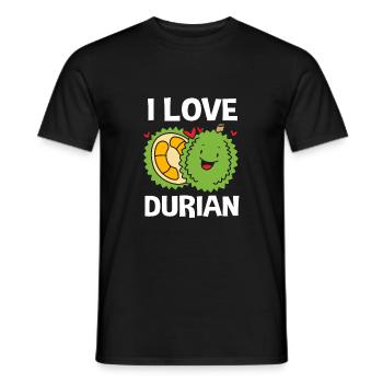 Fruit de durian thaïlandais - T-shirt homme - noir - Devant - AI Model Male 178 light (178cm)
