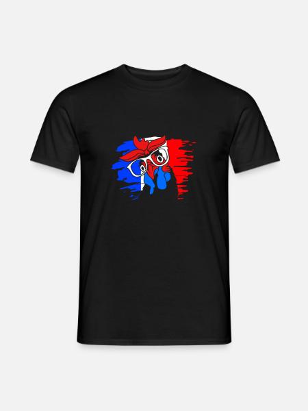 France - Men's T-Shirt - black