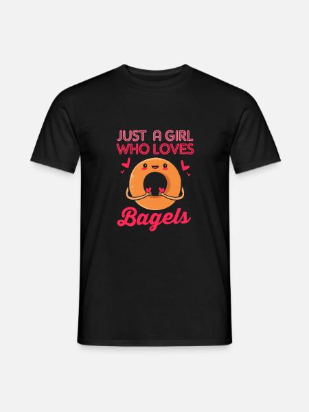 Bagel Bagels - Men's T-Shirt - black