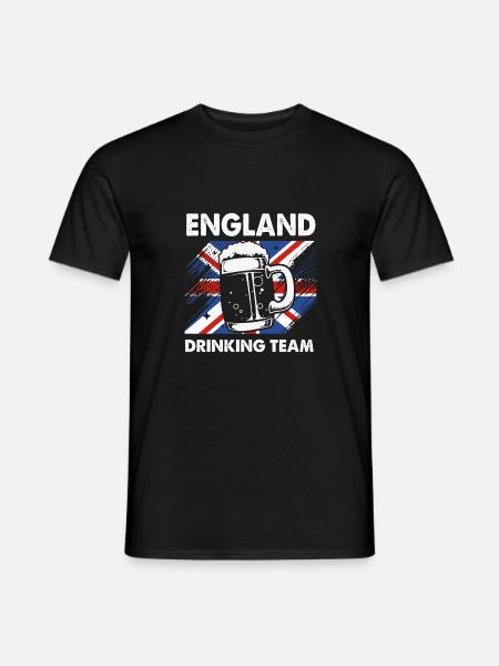England English - Men's T-Shirt - black